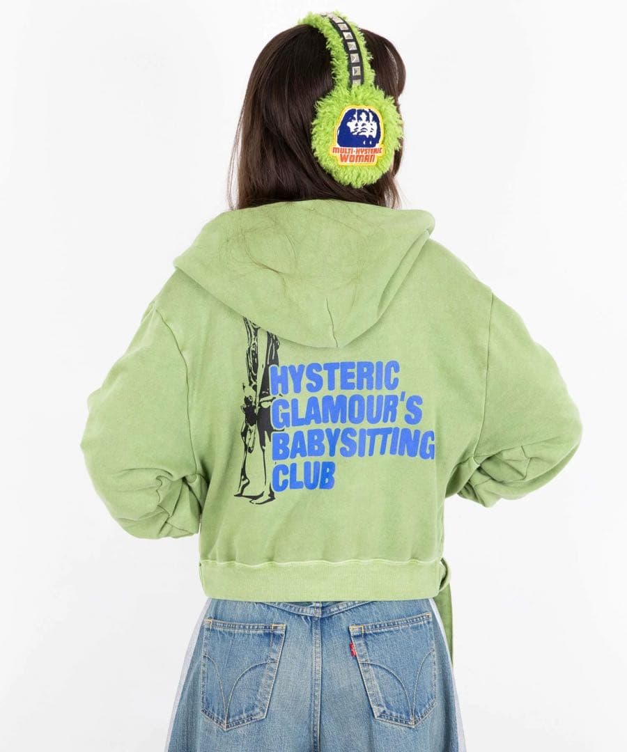 HYSTERIC GLAMOUR ショート丈パーカー