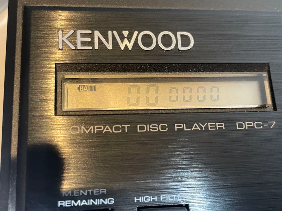 【ジャンク品】 KENWOOD DPC-7 CDプレーヤー