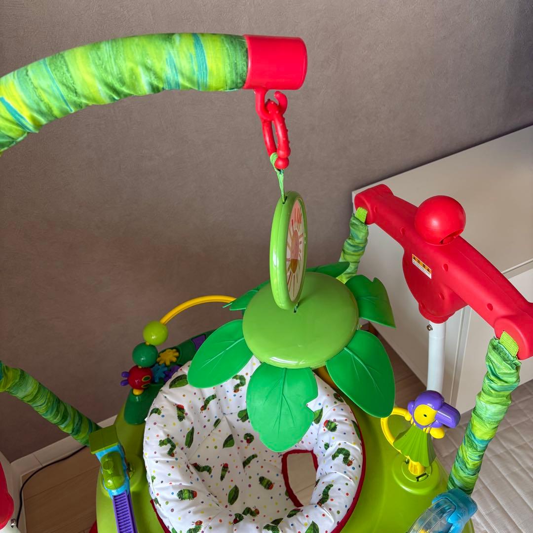 【美品】はらぺこあおむし　アクティビティジャンパー　ジャンパルー　日本育児