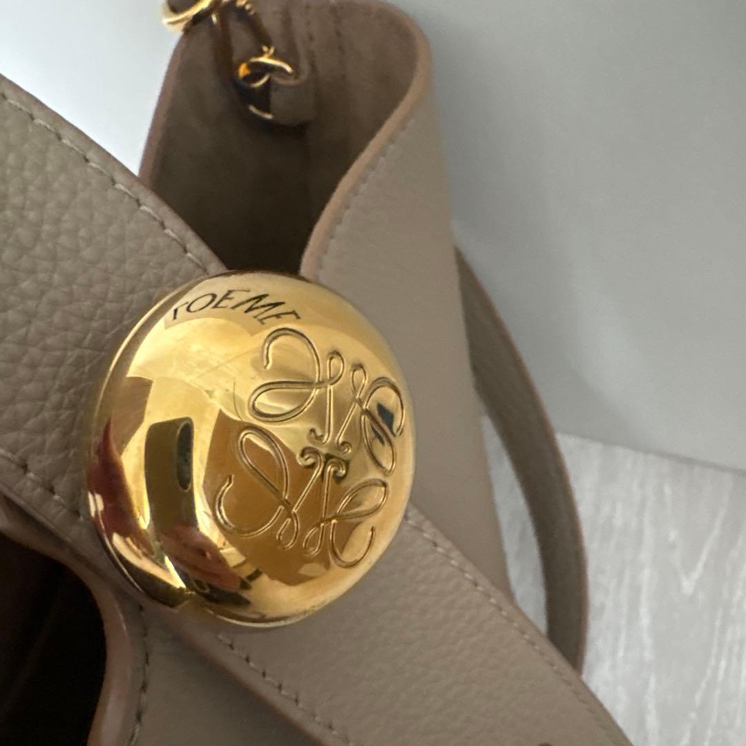 美品！LOEWE ロエベ　べプルミニサンド バケツショルダーバッグ