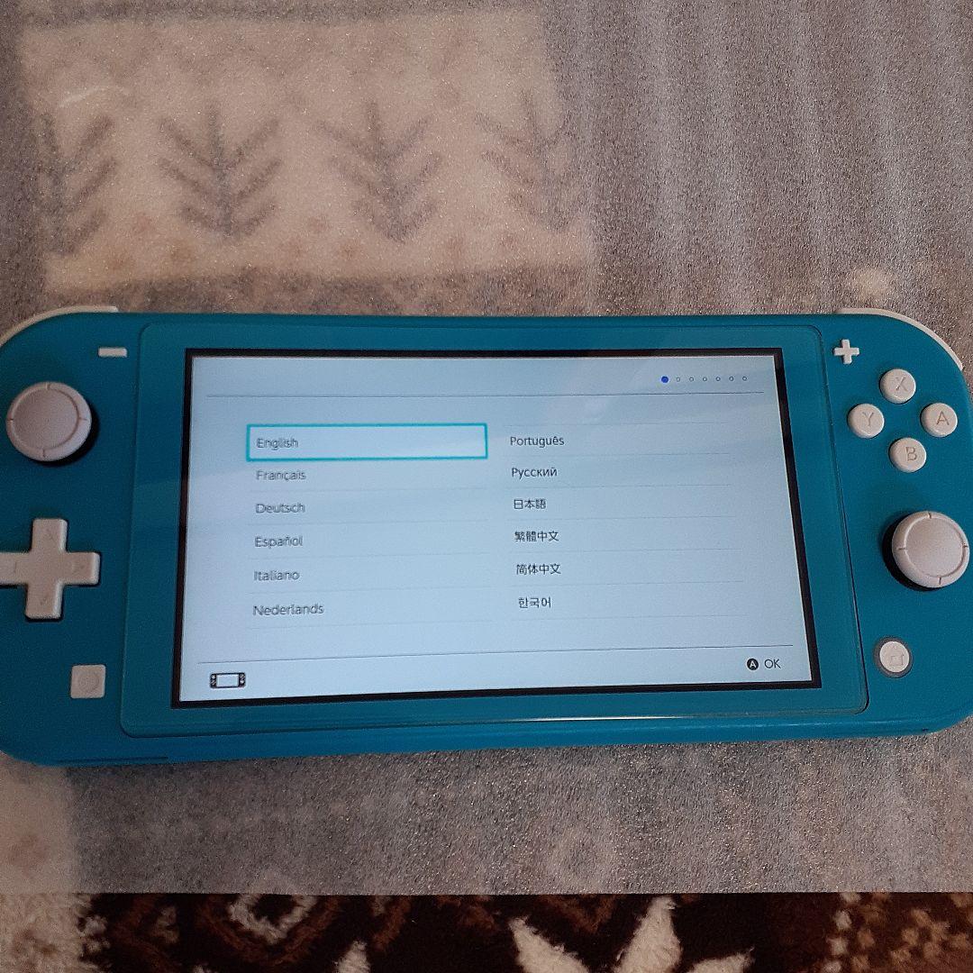 Nintendo Switch Lite ターコイズ　充電器+α