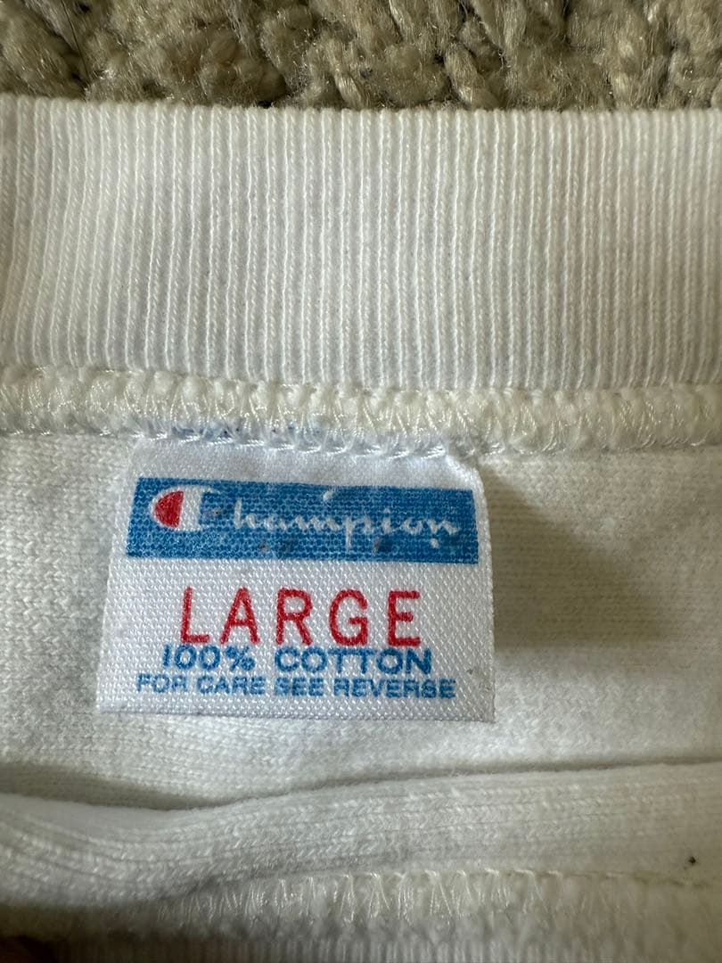 スタンダードカリフォルニアは別注　チャンピオン38 フットボールシャツ Lサイズ