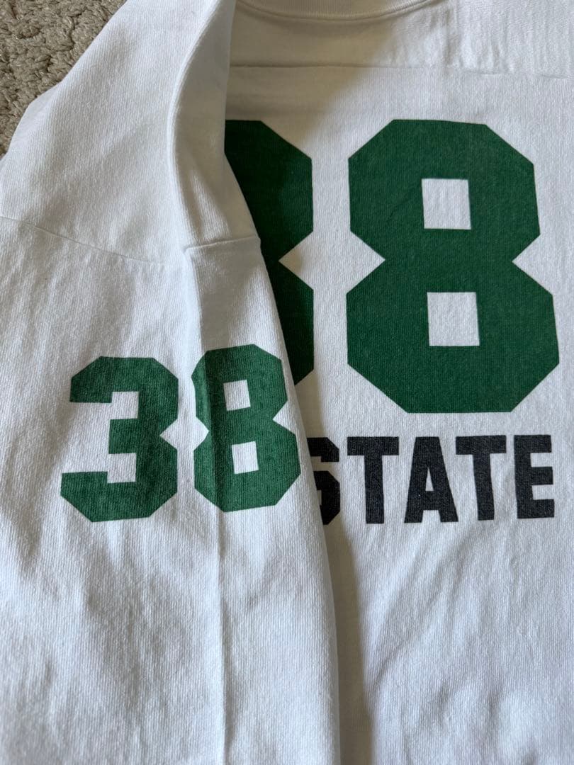 スタンダードカリフォルニアは別注　チャンピオン38 フットボールシャツ Lサイズ