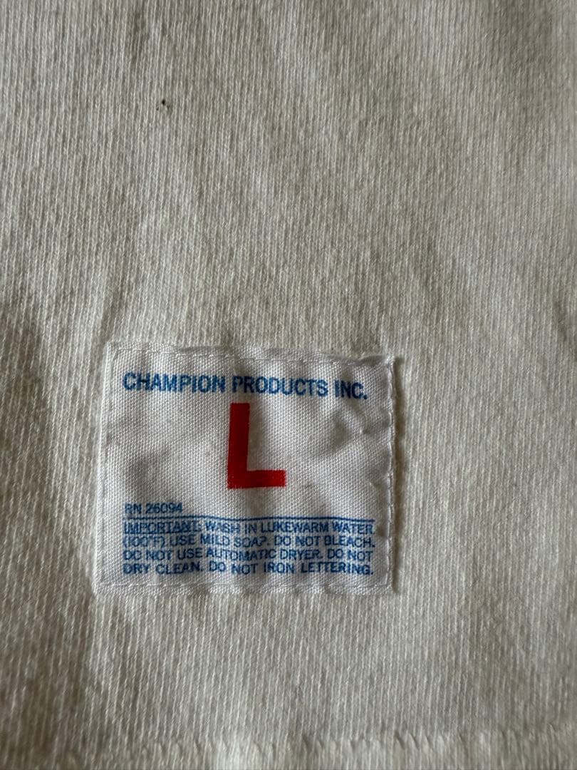 スタンダードカリフォルニアは別注　チャンピオン38 フットボールシャツ Lサイズ