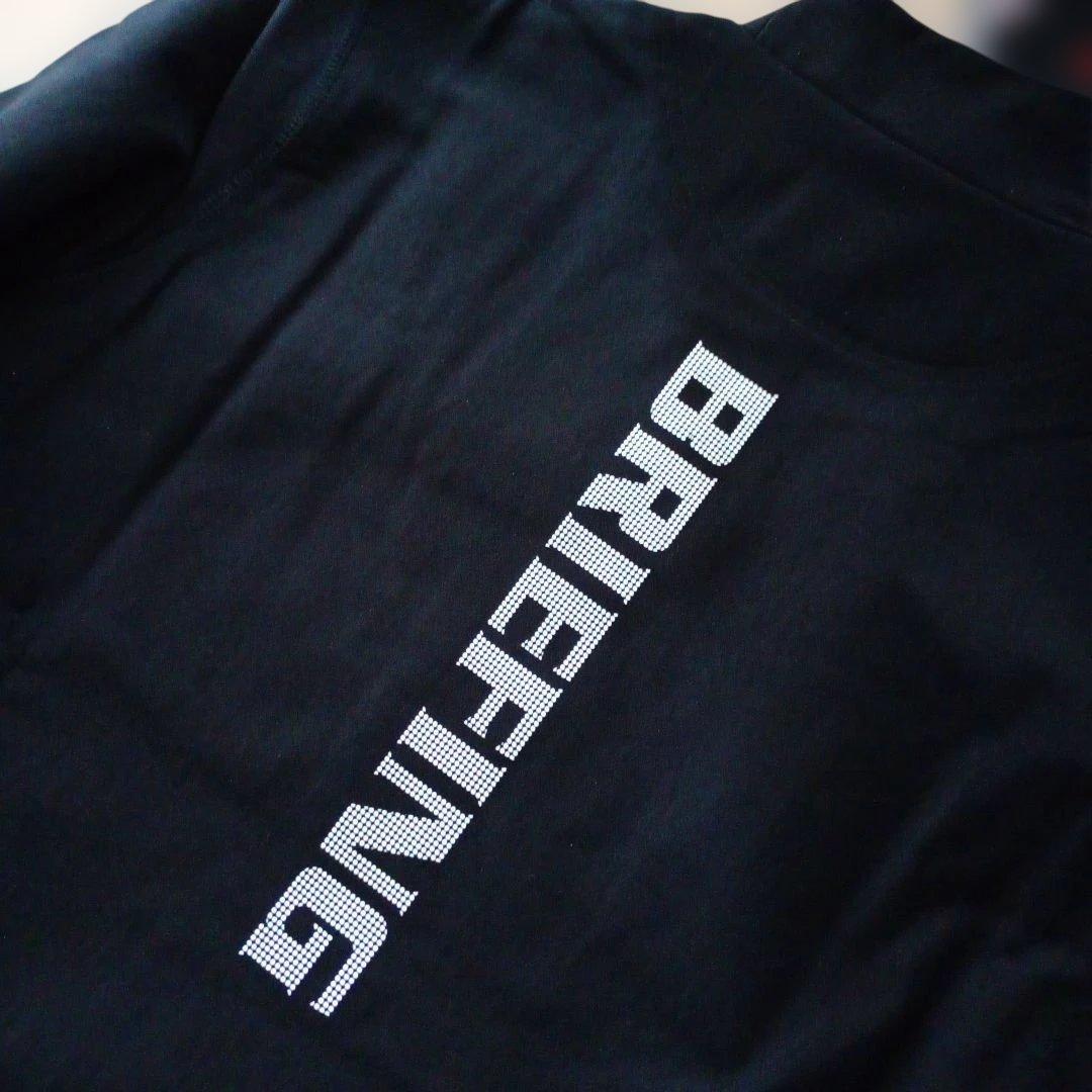 ブリーフィングゴルフレディース肉厚ハイネックブラックサイズS