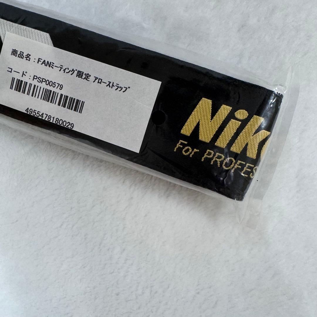 【希少】Nikon 100周年記念限定アローストラップ美品