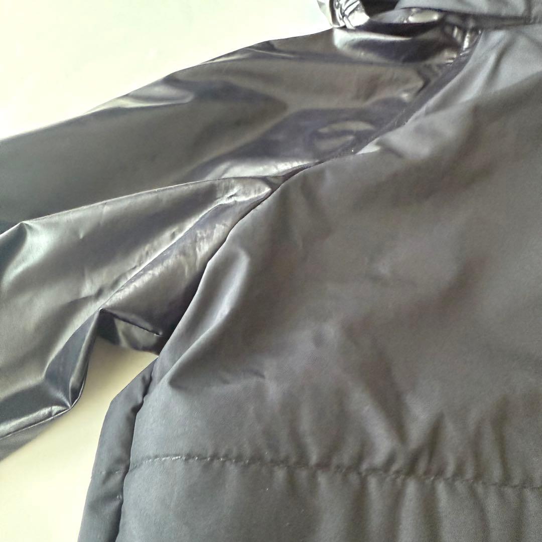 【子供服】MONCLER フード付きジャケット ネイビー130cm