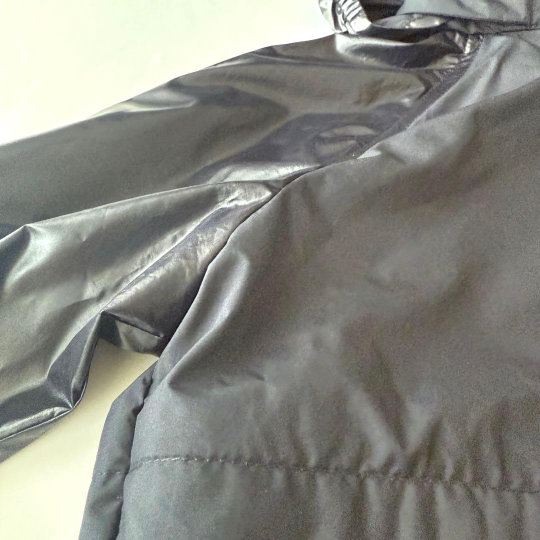 【子供服】MONCLER フード付きジャケット ネイビー130cm