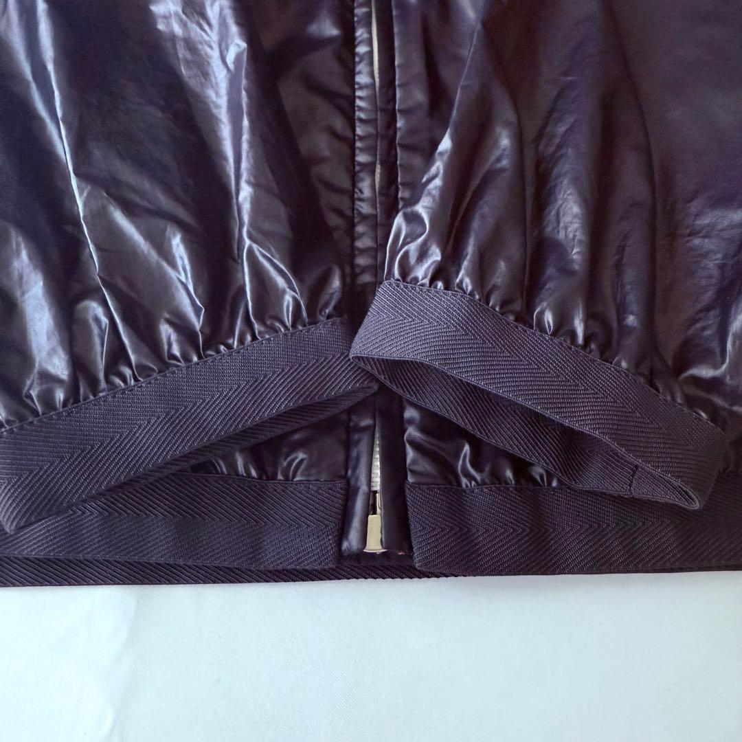 【子供服】MONCLER フード付きジャケット ネイビー130cm