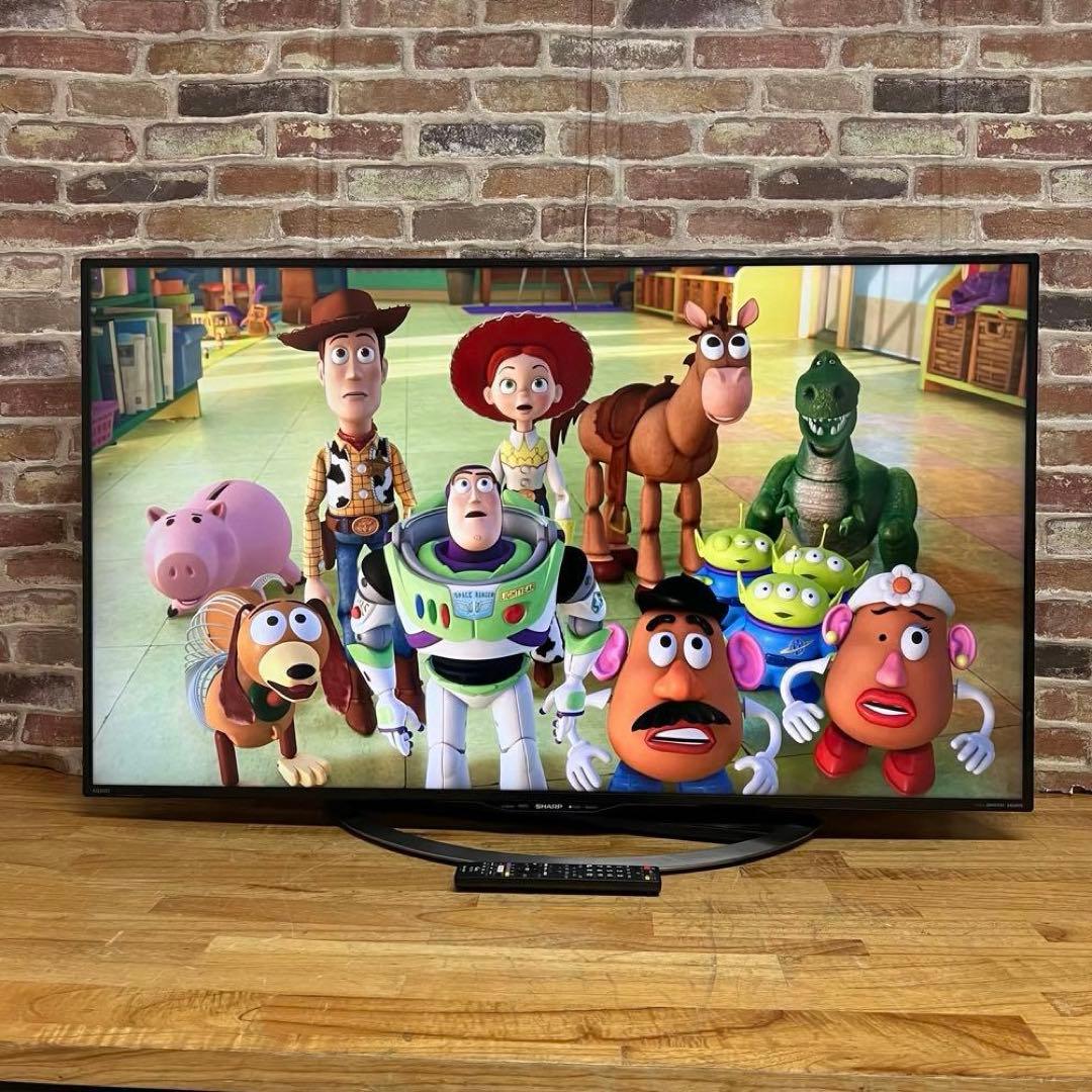 シャープ 50V型 4K 液晶テレビ AQUOS LC-50U45 動画アプリ○