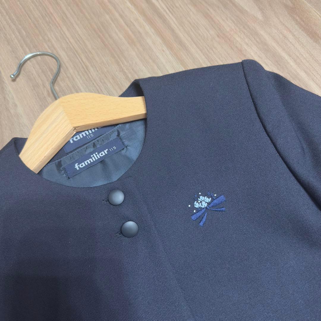 ファミリア　アンサンブル　115 ジャンパースカート　ボレロ