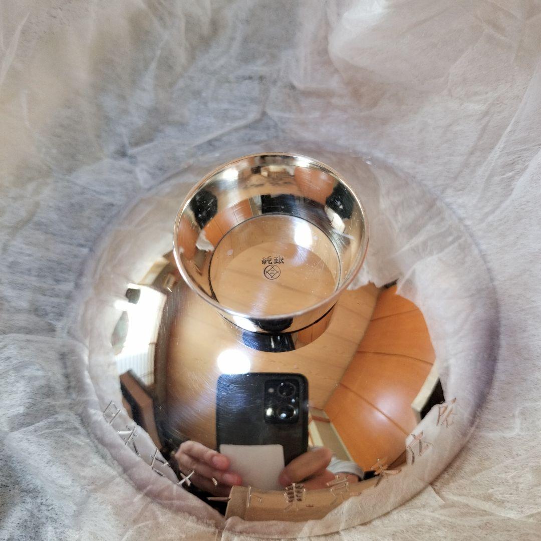 純銀 盃　合計約130グラム　Silver1000