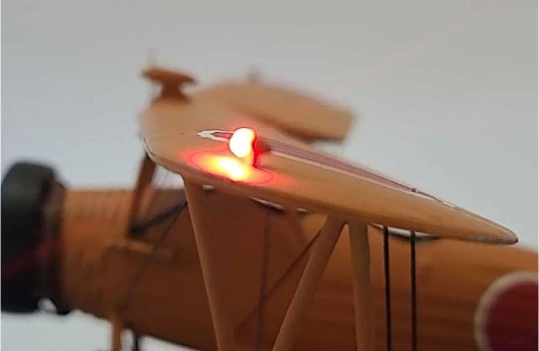 旧日本海軍 93式陸上中間練習機 赤とんぼリアルモーターライズ 1/48 完成品