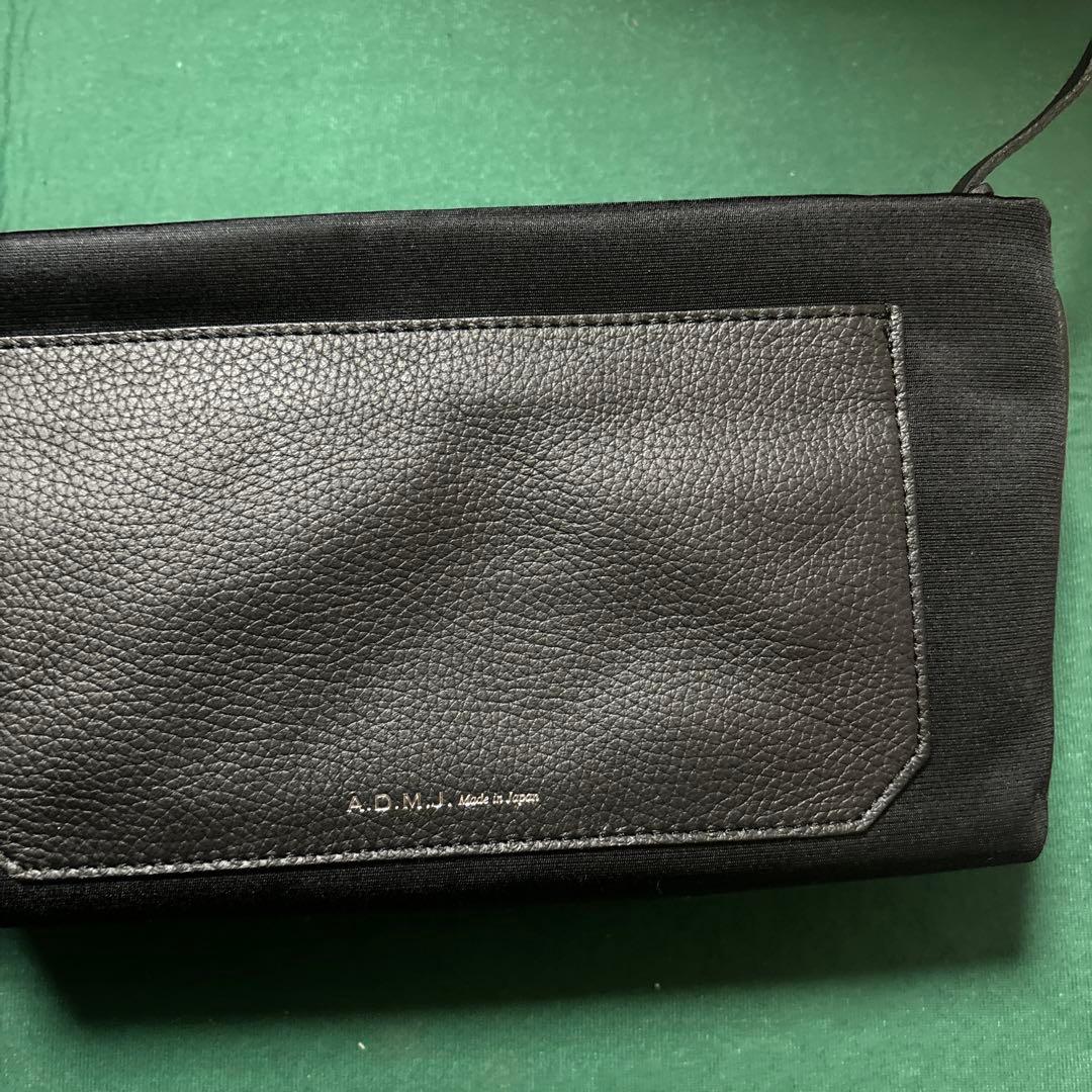 未使用タグ付き ADMJ ビジュー 2WAYクロスボディバッグ ブラック