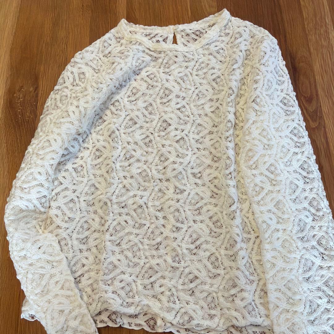 IENA ペーズリーストレッチレースプルオーバー