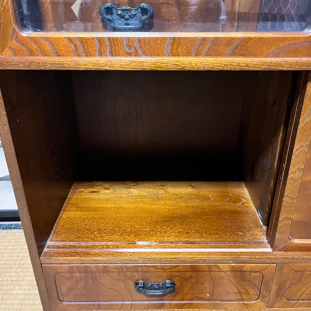 水屋箪笥 和箪笥 茶箪笥戸棚 昭和レトロ