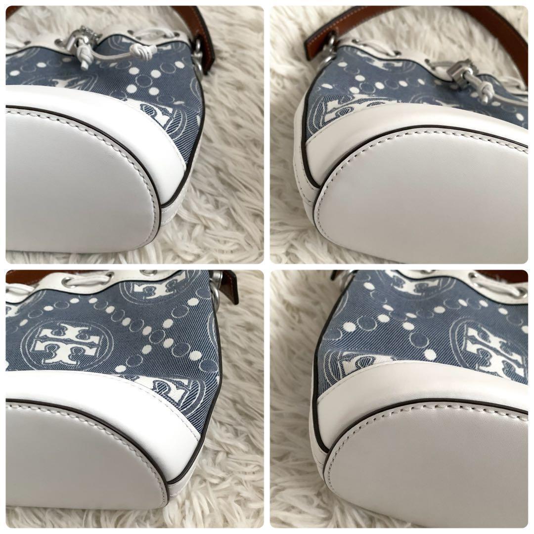 未使用級 レア✨トリーバーチ ショルダーバッグ モノグラム バケット タグ付