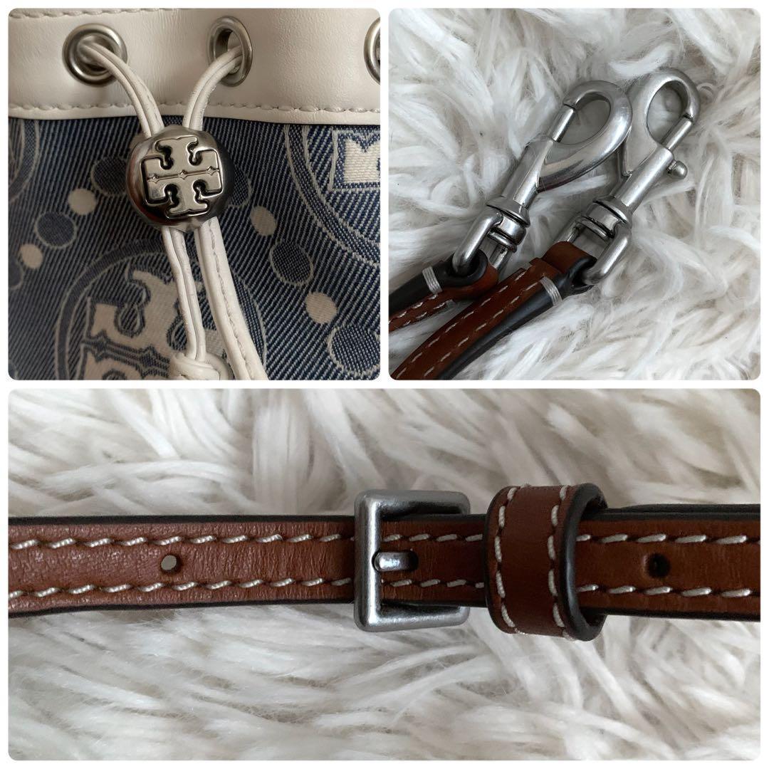 未使用級 レア✨トリーバーチ ショルダーバッグ モノグラム バケット タグ付