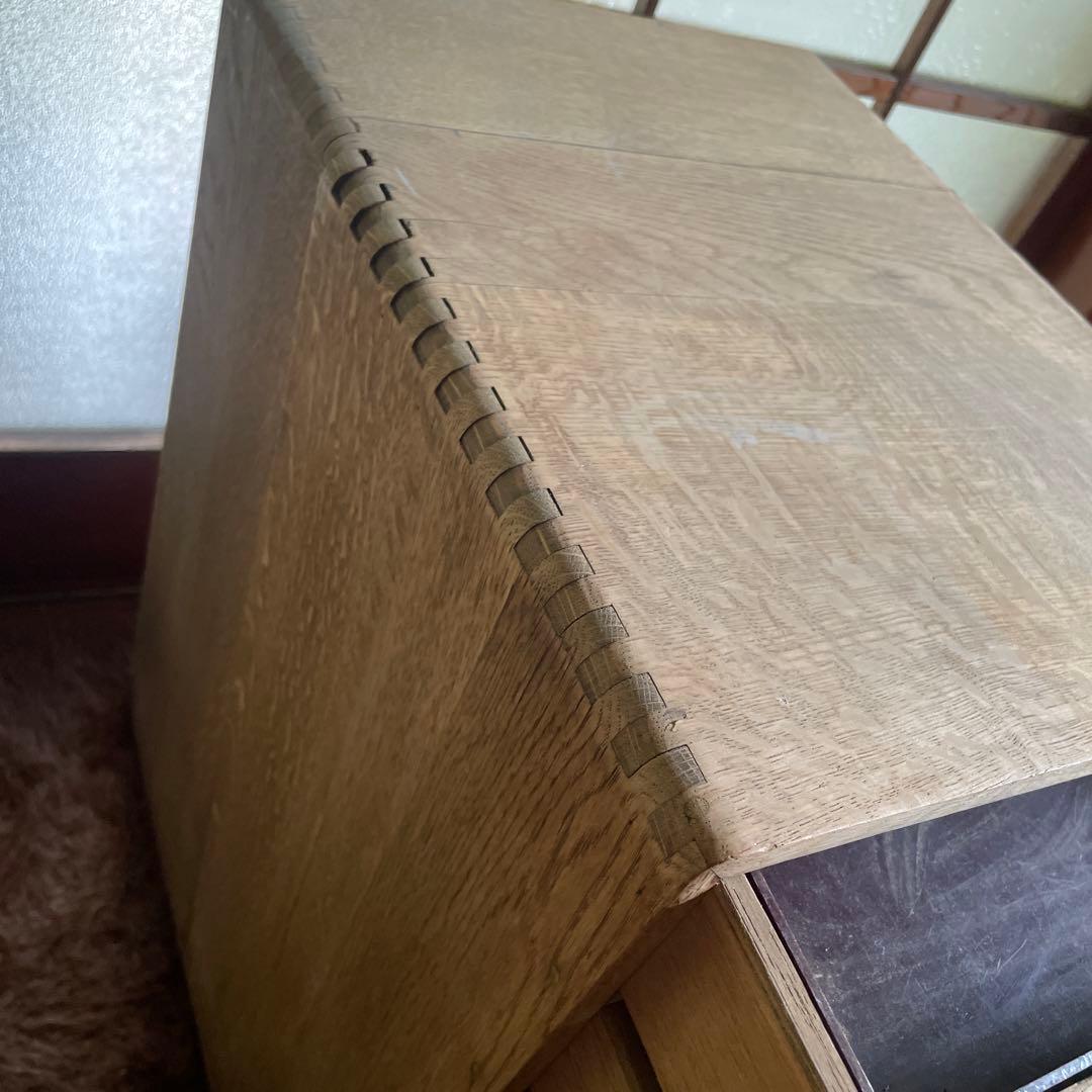 アンティーク　欅　小引き出し　書類棚　レトロ　収納棚　書類ケース　店舗什器