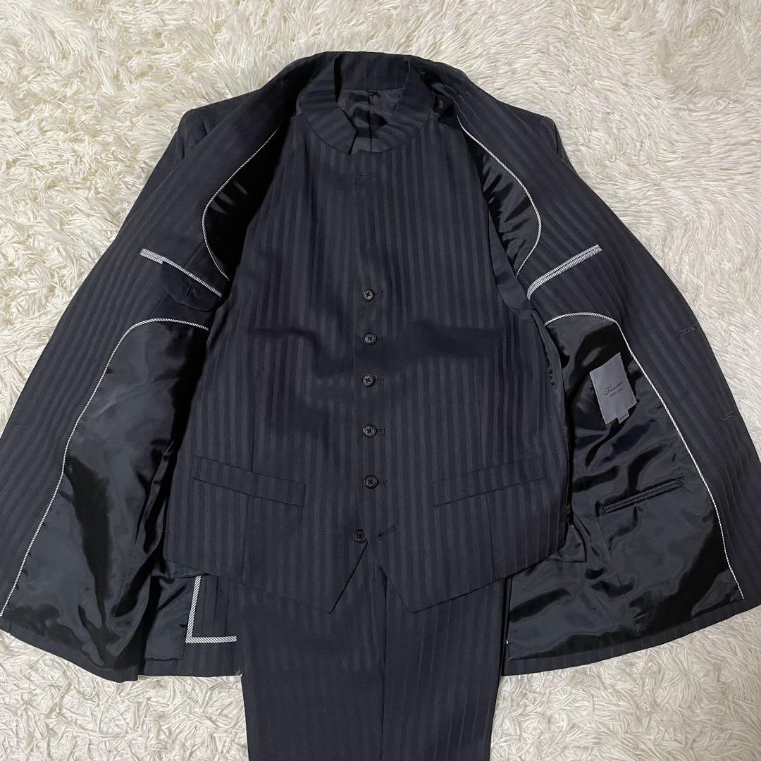 【とふらみんこ】TENORAS 3ピース スーツセットアップ ブラック M