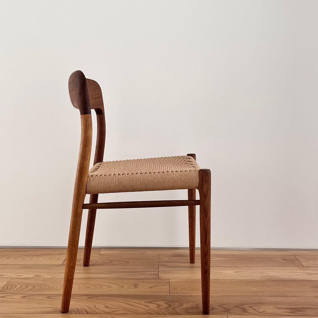 北欧ビンテージ　JLモラー　No.75 チェア　オーク　デンマーク家具