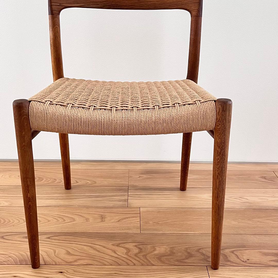 北欧ビンテージ　JLモラー　No.75 チェア　オーク　デンマーク家具
