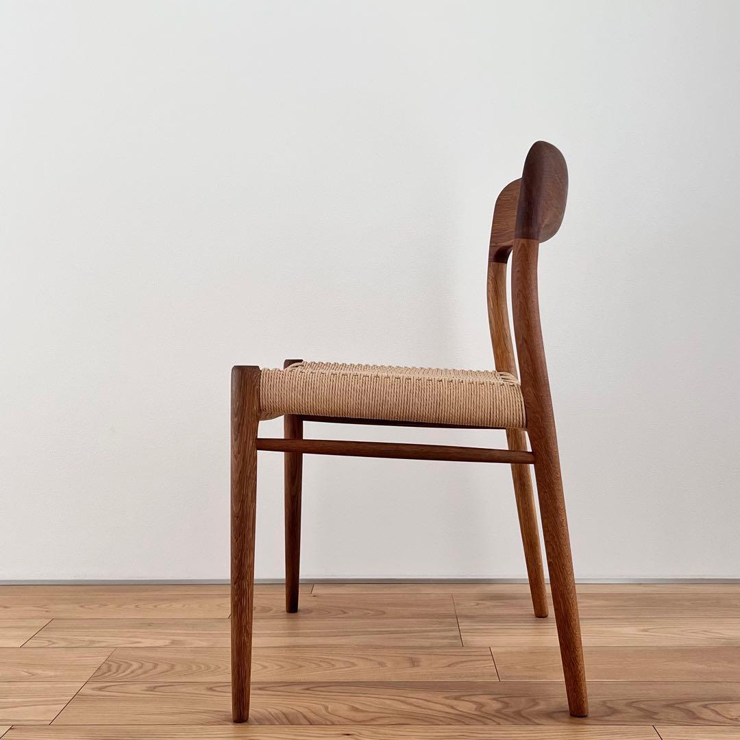 北欧ビンテージ　JLモラー　No.75 チェア　オーク　デンマーク家具