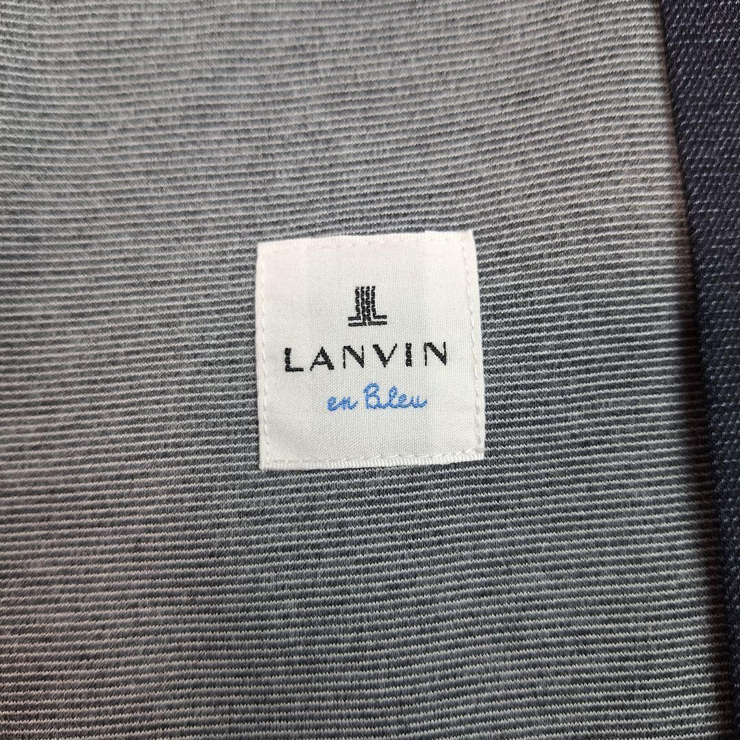 極美品✨LANVIN ストレッチスーツセットアップ 　デニムライク　50