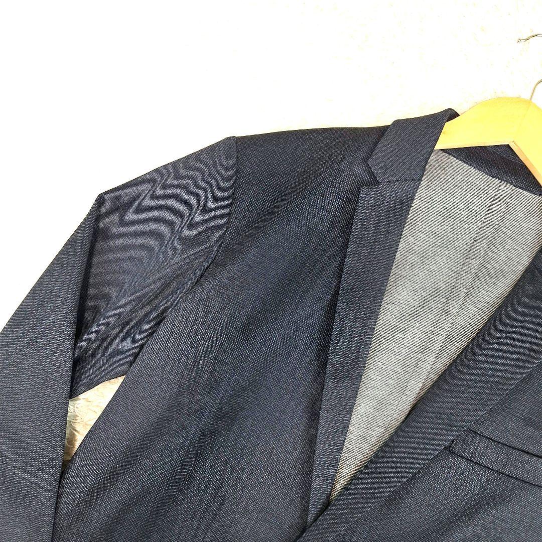 極美品✨LANVIN ストレッチスーツセットアップ 　デニムライク　50