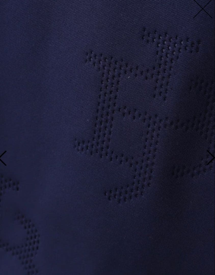 新品 ジャックバニー ピンソニック裏フリース 防風テーパードパンツ(5)L/紺