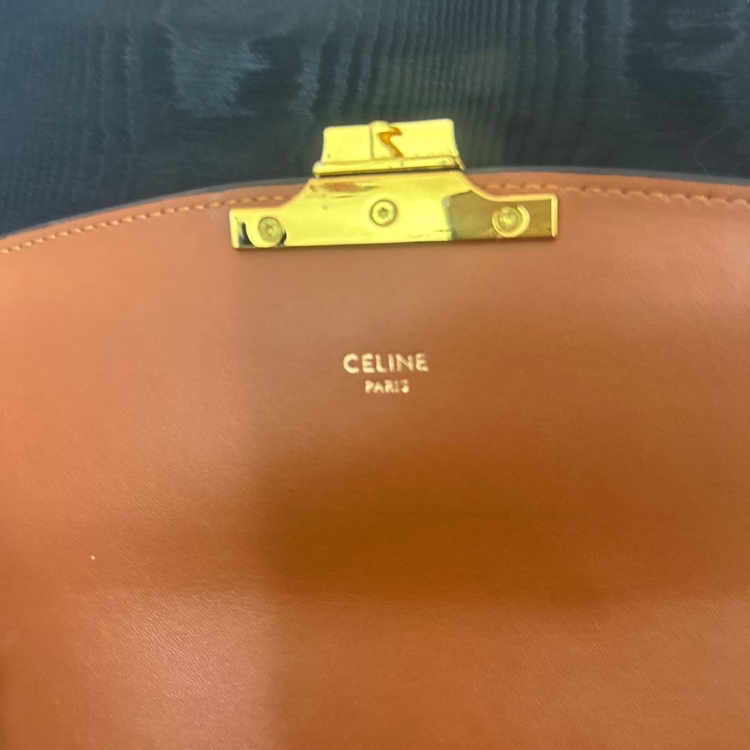 美品セリーヌ ショルダーバッグ 　トリオンフキャンバス