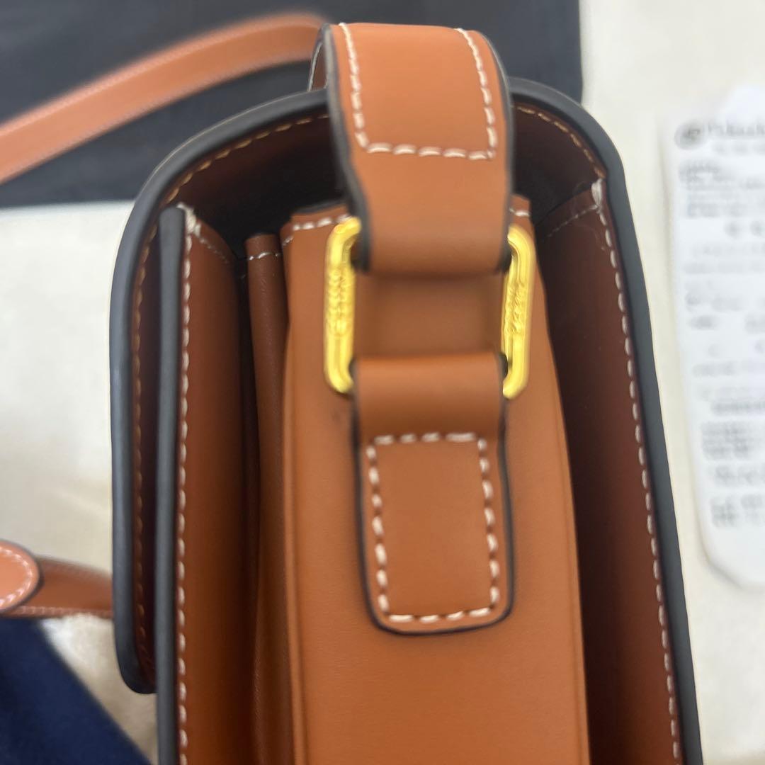 美品セリーヌ ショルダーバッグ 　トリオンフキャンバス