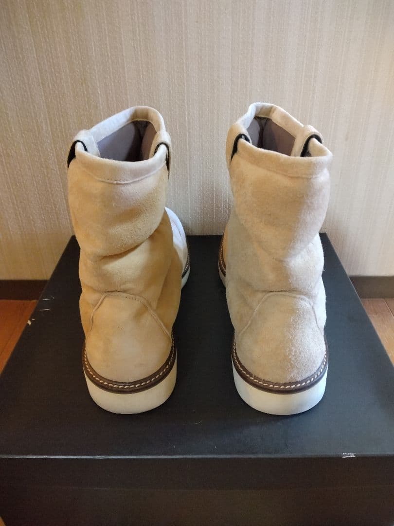 【美品】wjk cow hot-air ペコスブーツ ベージュ 8801