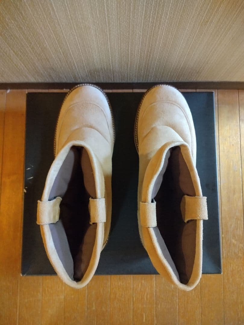 【美品】wjk cow hot-air ペコスブーツ ベージュ 8801