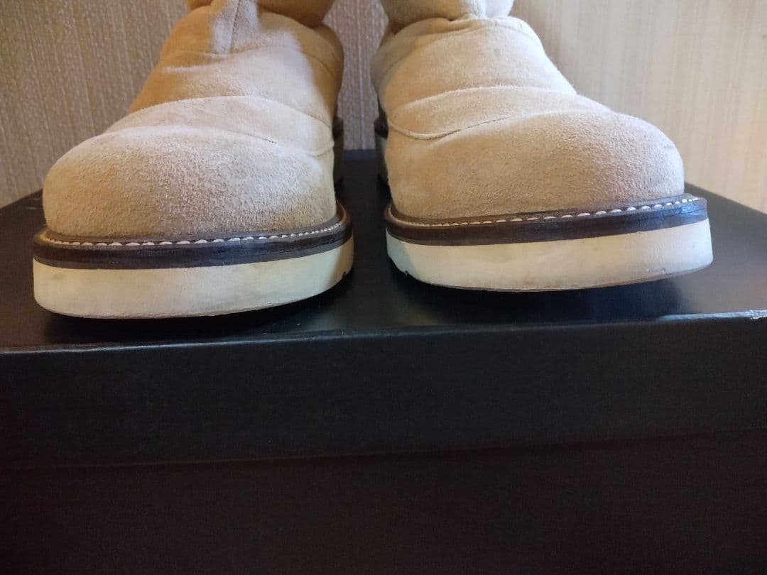 【美品】wjk cow hot-air ペコスブーツ ベージュ 8801