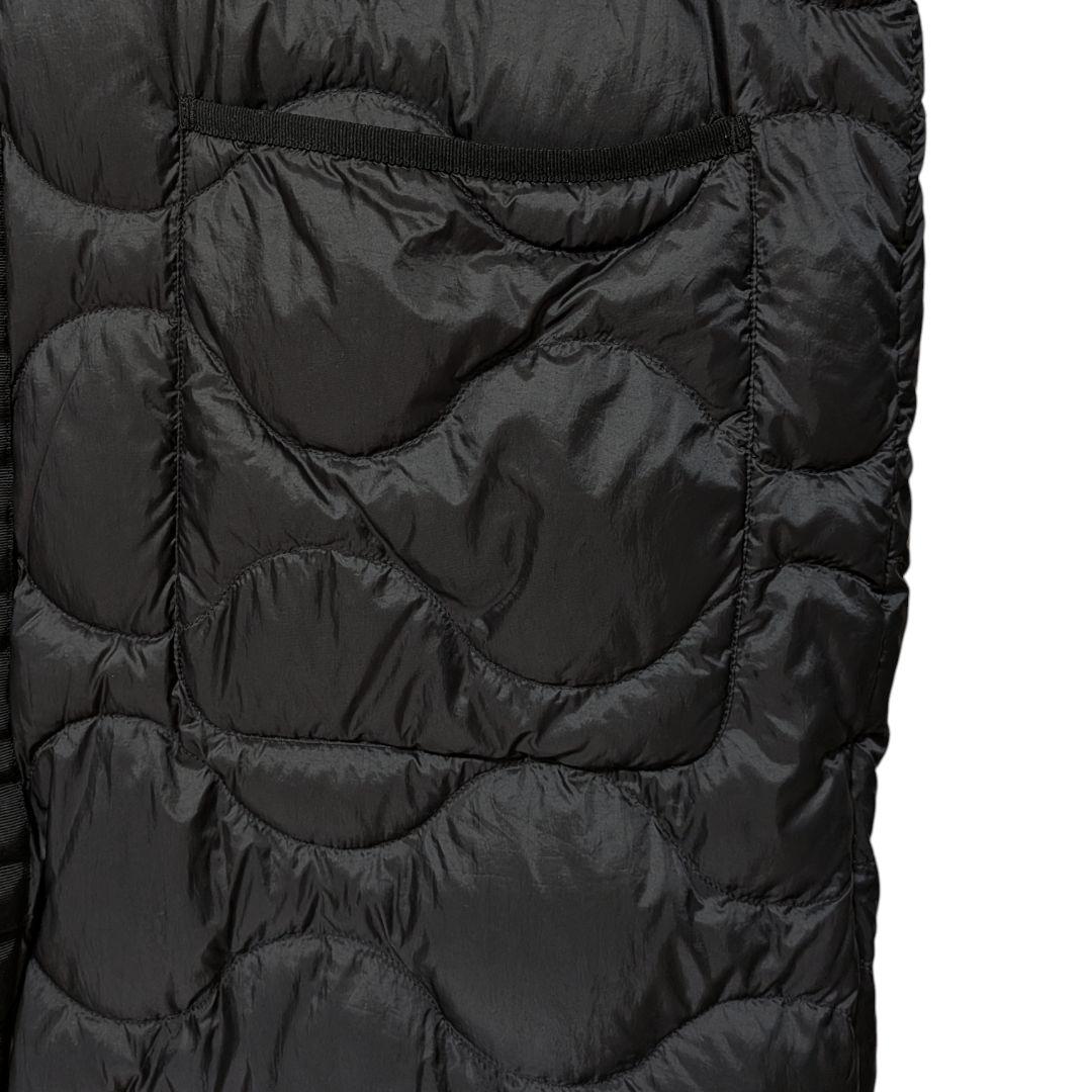 美品 ユニクロ セオリー ウルトラライトダウン ロングベスト ブラック XL