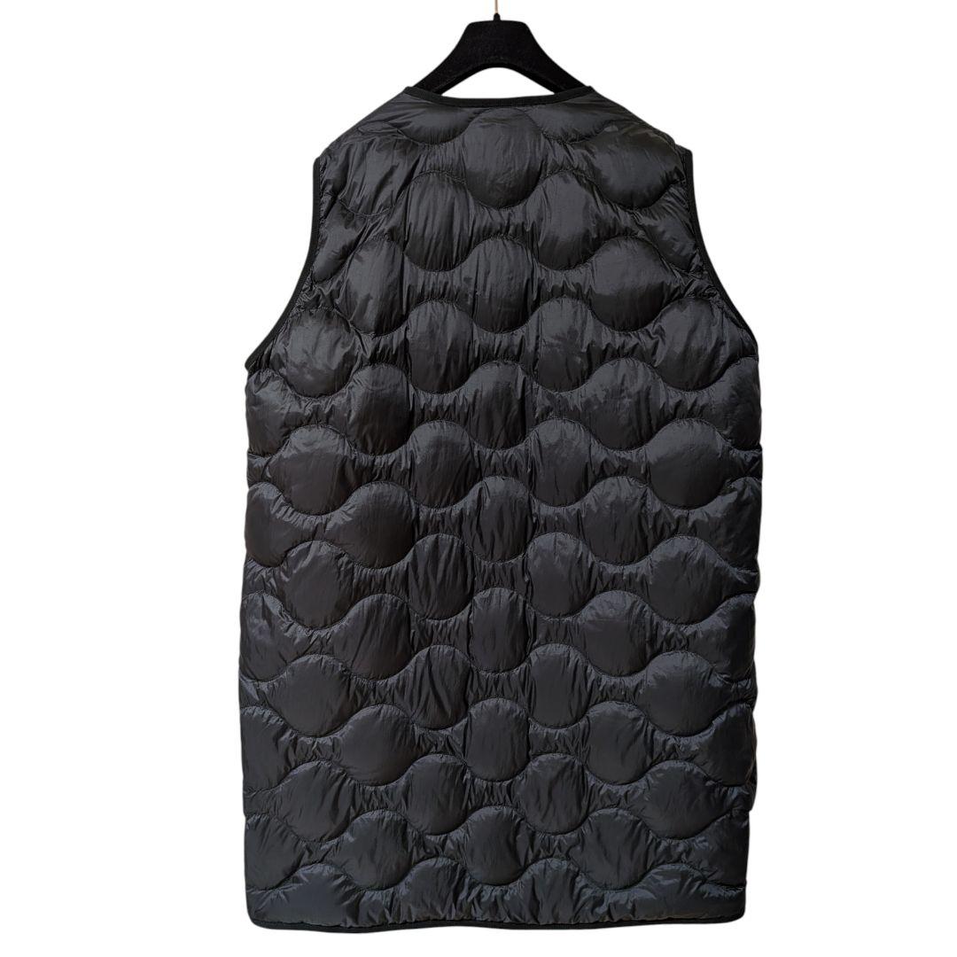 美品 ユニクロ セオリー ウルトラライトダウン ロングベスト ブラック XL