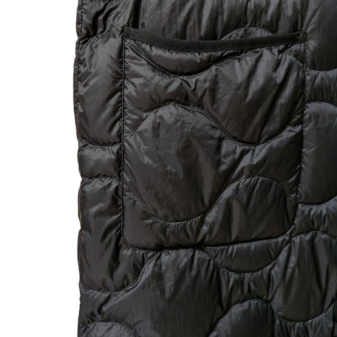 美品 ユニクロ セオリー ウルトラライトダウン ロングベスト ブラック XL