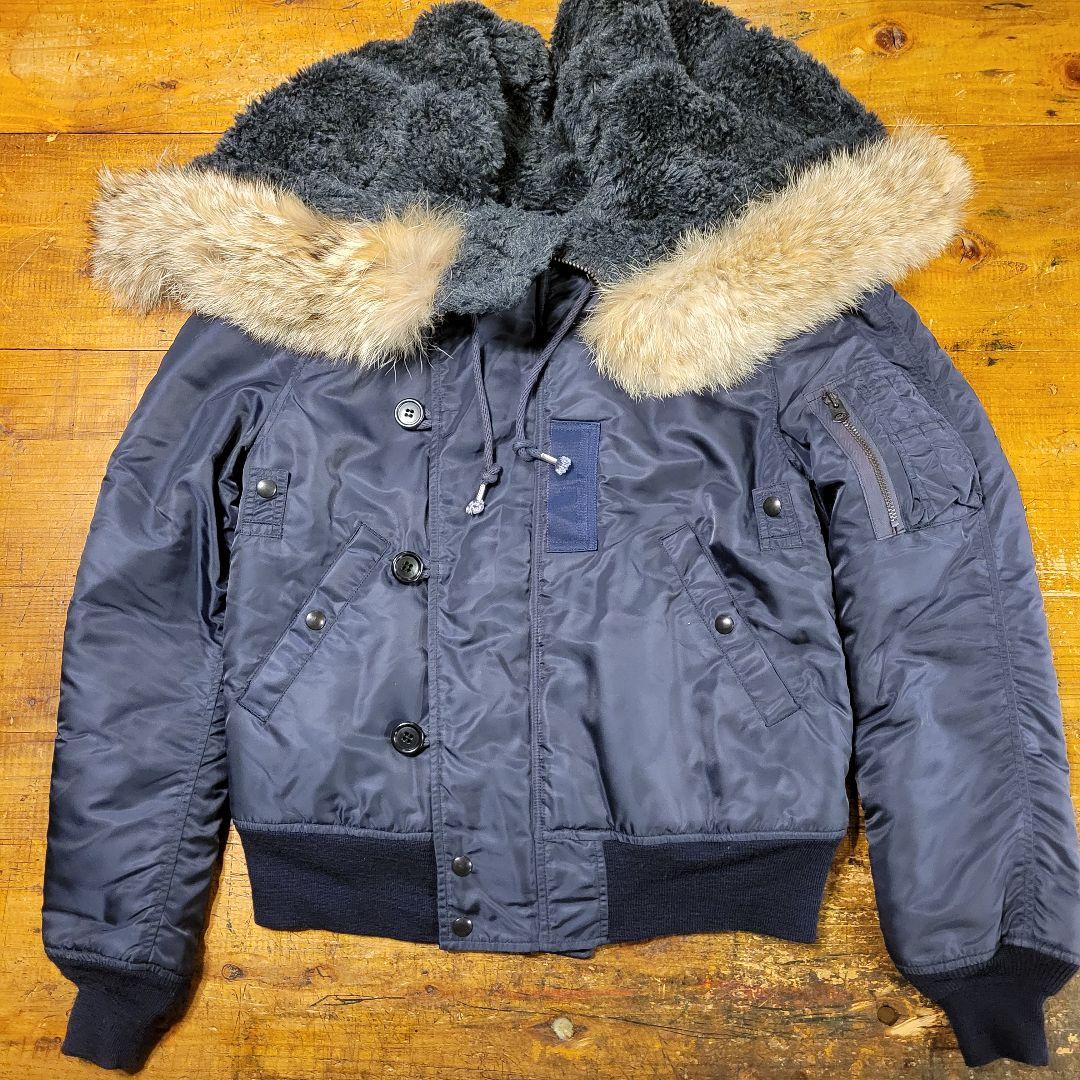 希少 MARKAWARE JAPAN N-2B 短丈フライトジャケット パーカー