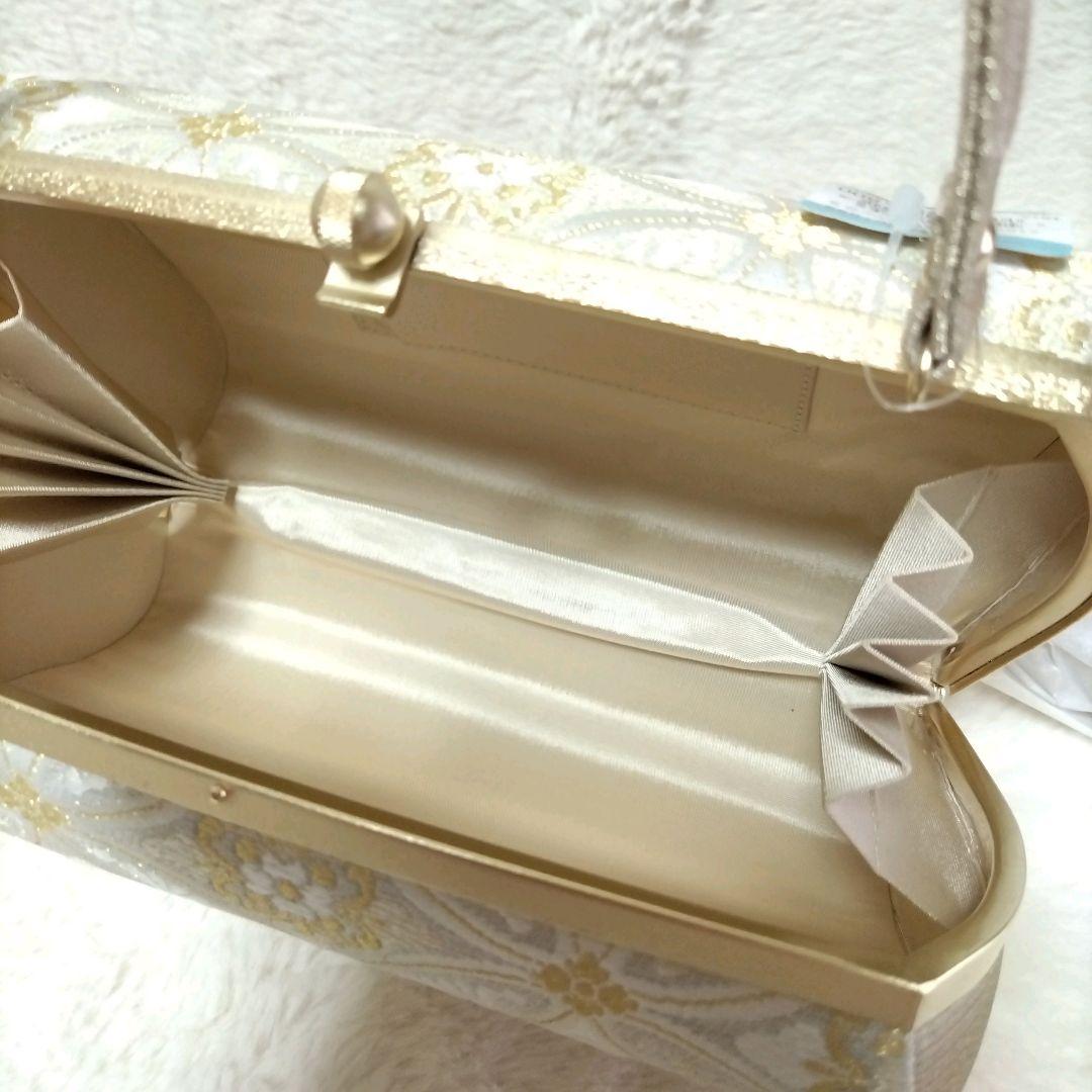 【新品タグ付き】フォーマル 礼装用 草履 バッグ セット 七宝柄 正絹 西陣織