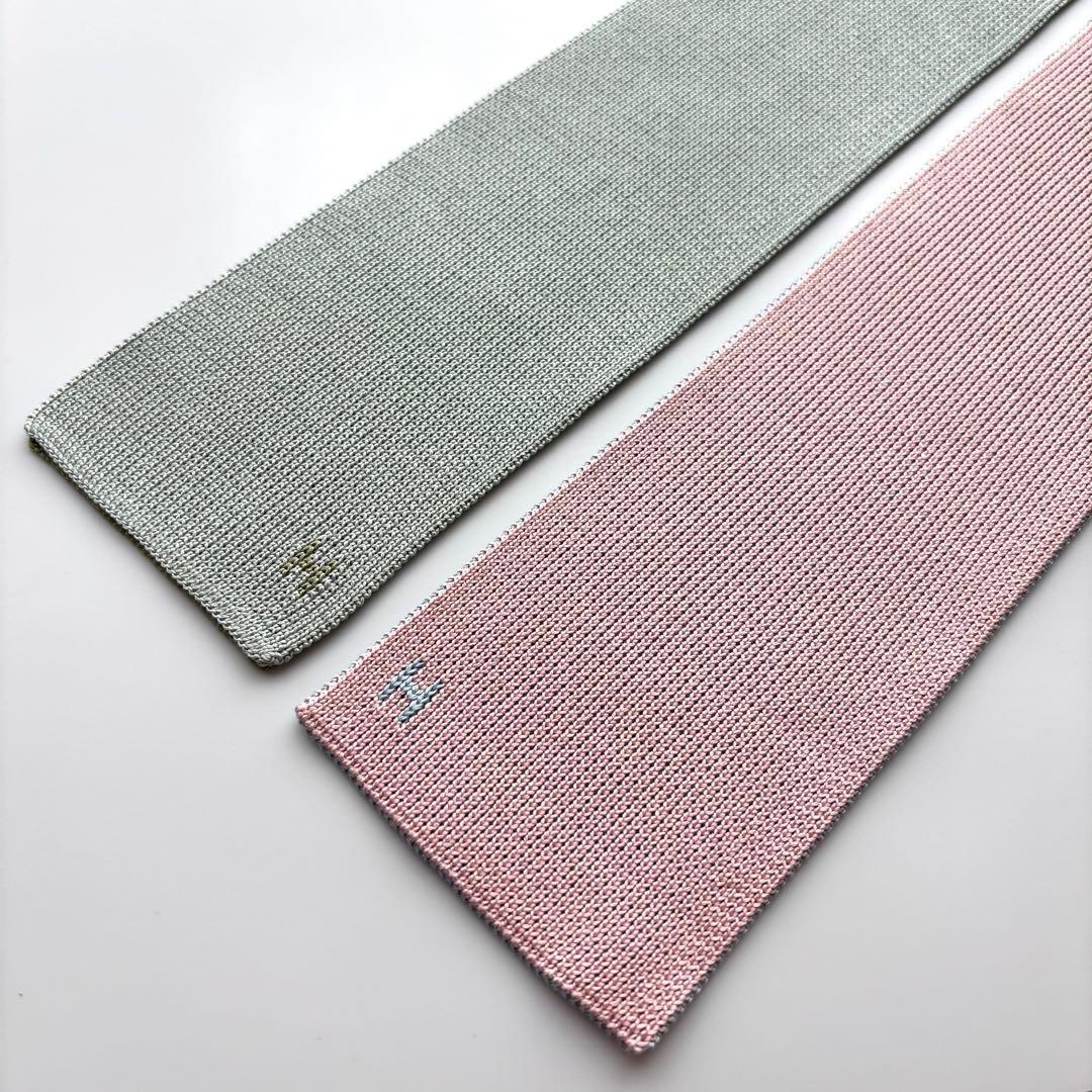 ꧁極美品꧂ エルメス ネクタイ ニットタイ キャトルタン リバーシブル 4way