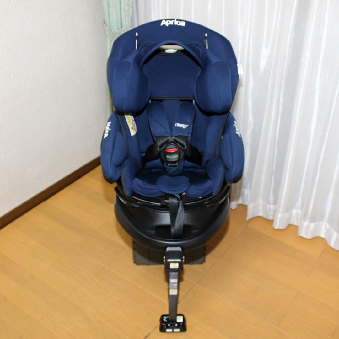 Apricaディアターン プラス ISOFIX AB◆４方向回転シート◆新生児～