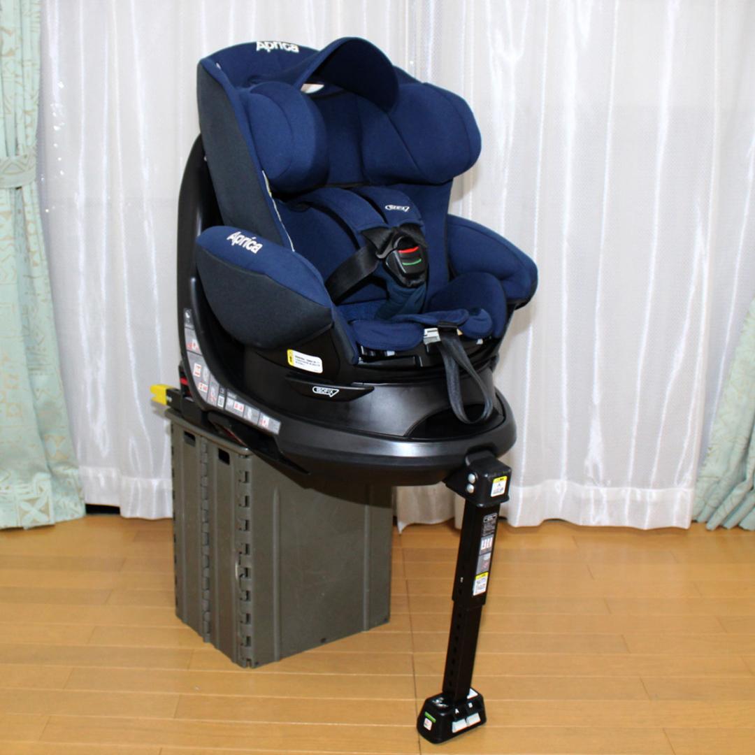 Apricaディアターン プラス ISOFIX AB◆４方向回転シート◆新生児～