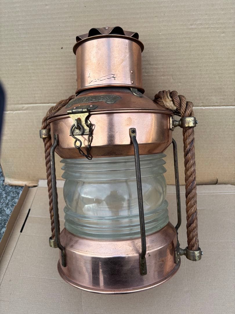 アンティークなANKERLICHT シップランプ（船灯）　オイルランタン 希少