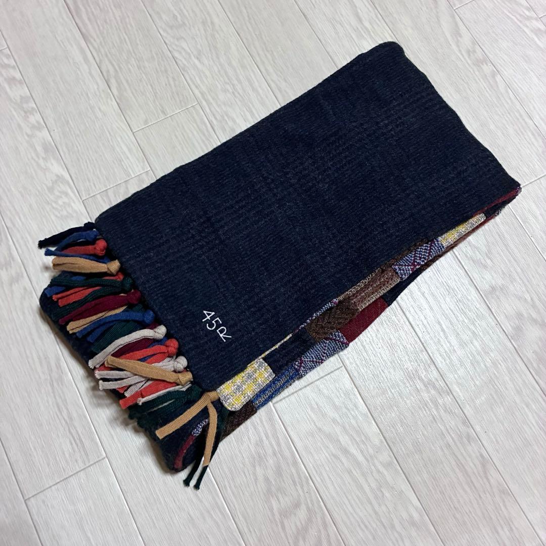 [新品] 45rpm 45R つぎはぎマフラー　パッチワーク