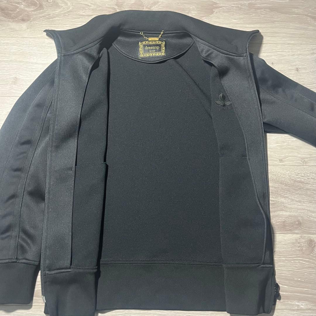 【激レア】drestrip トラックジャケット オールブラック 三つ葉ロゴ