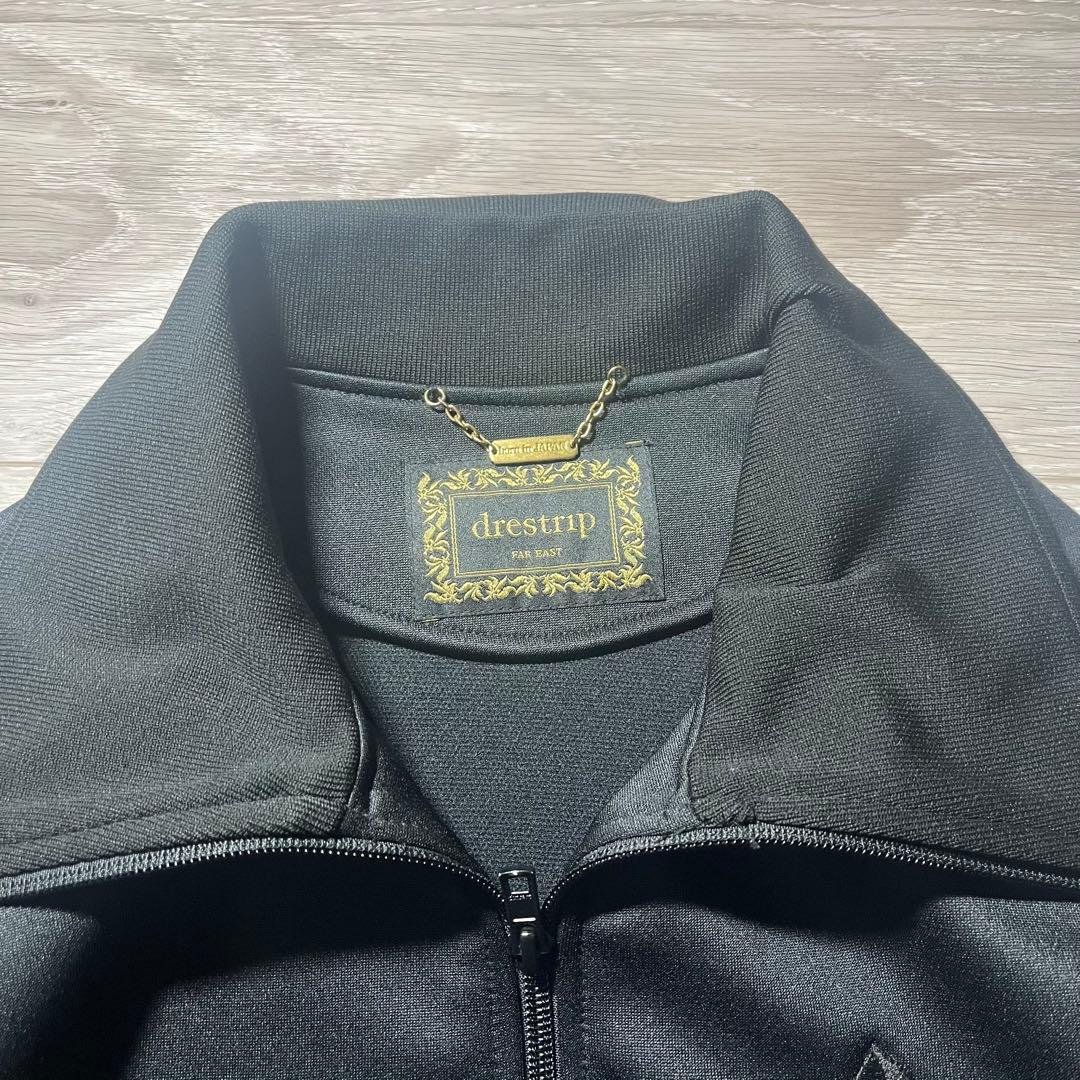 【激レア】drestrip トラックジャケット オールブラック 三つ葉ロゴ