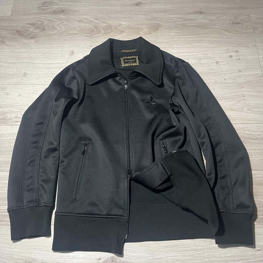 【激レア】drestrip トラックジャケット オールブラック 三つ葉ロゴ