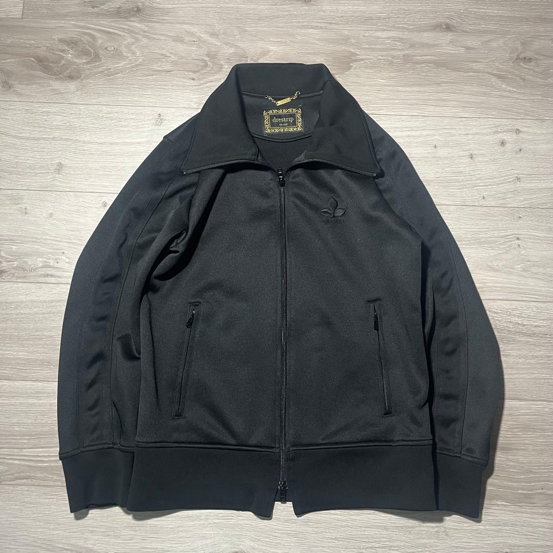 【激レア】drestrip トラックジャケット オールブラック 三つ葉ロゴ