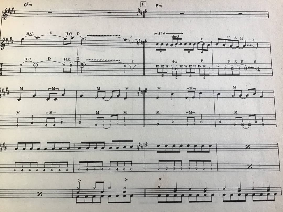 ★楽譜/アクセプト/メタルハート/タブ譜/バンドスコア